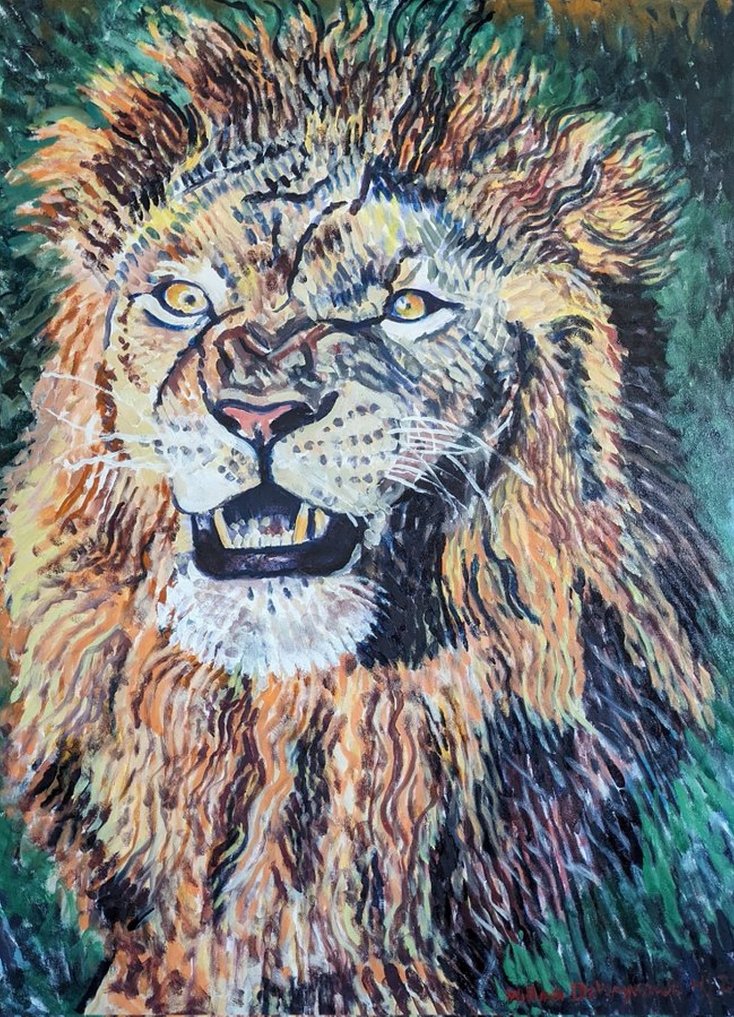 Lion, 3'x4'