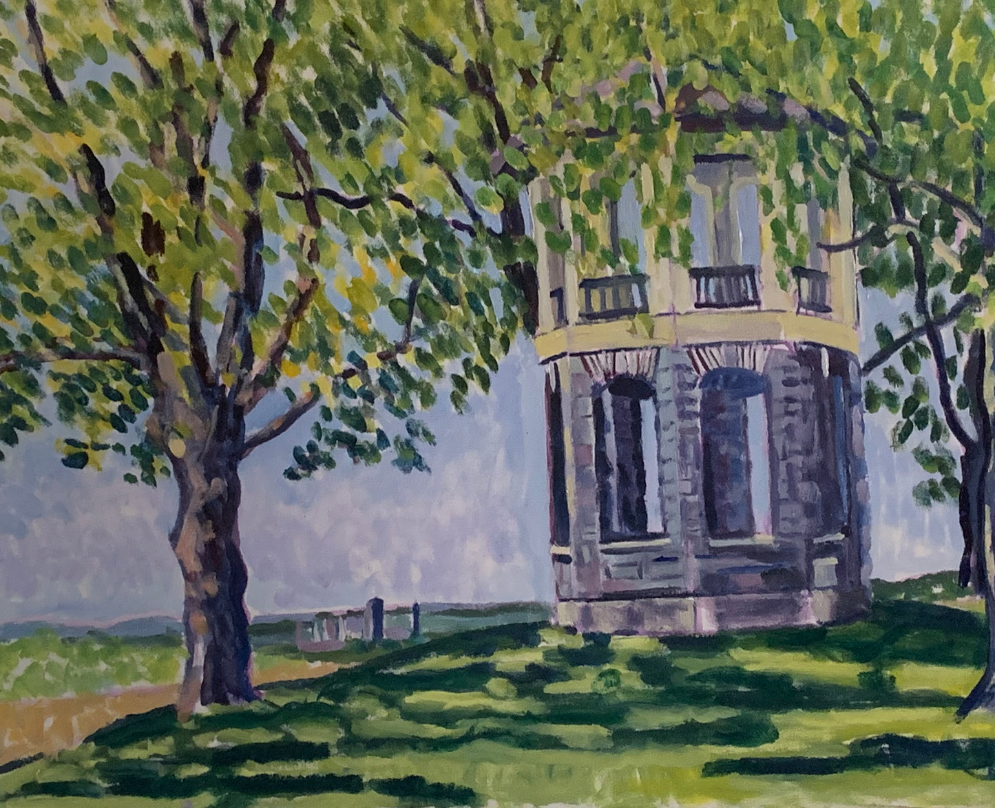Indian Tower, Nazareth, Pa., 24" x 30"