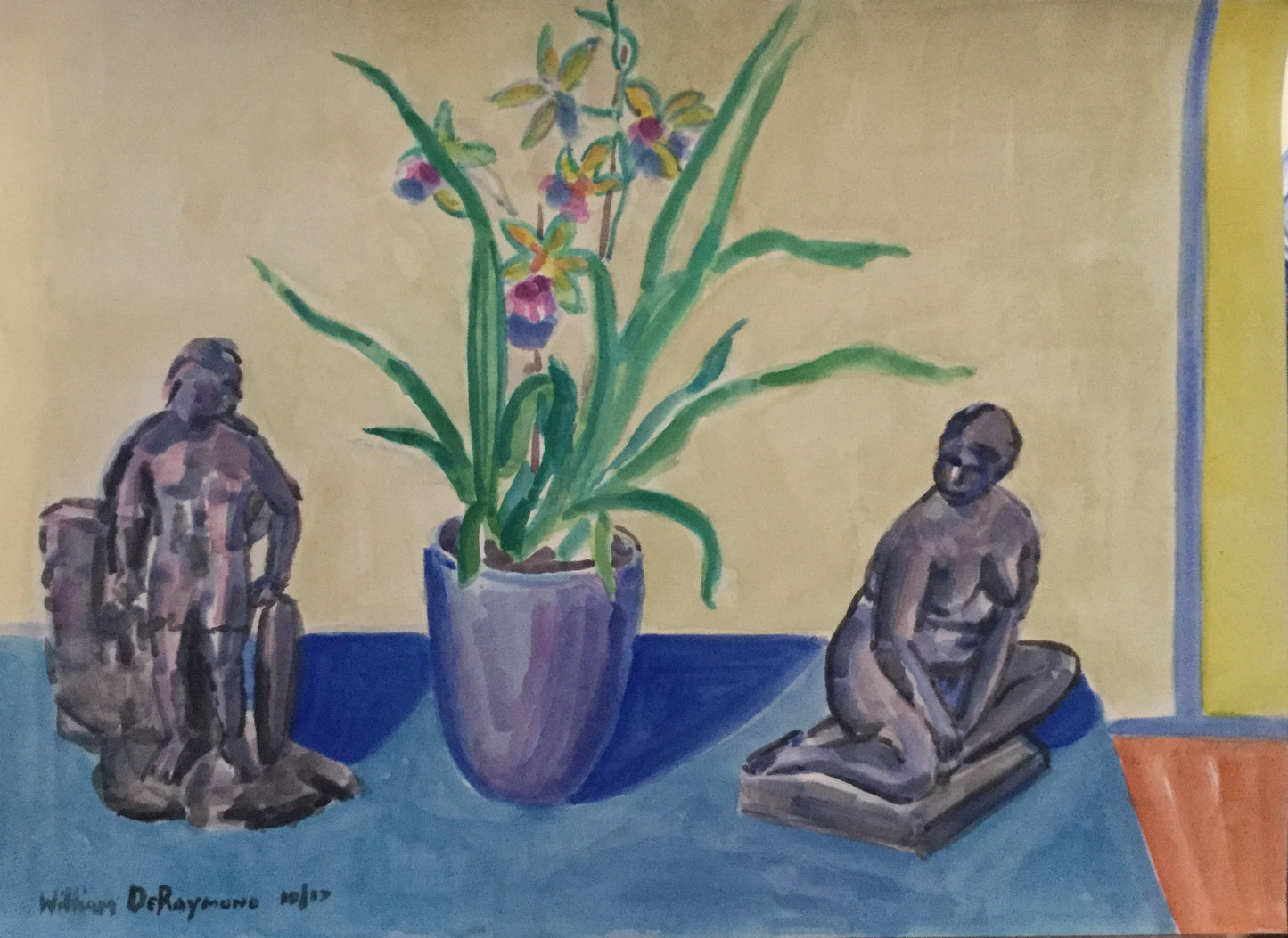 #watercolor #painting composition 22"x30" 2017