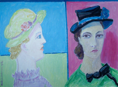 Imaginary Portrait-2 women - Not For Sale