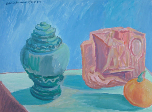Still Life Composition with pumpkin - not for sale