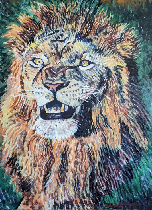 Lion, 3'x4'