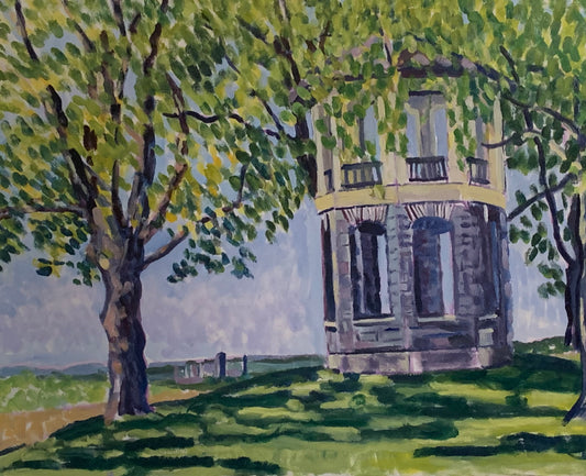 Indian Tower, Nazareth, Pa., 24" x 30"