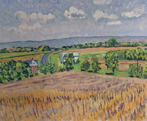 Looking North from the Indian Tower, Nazareth, Pa., 30"x36"