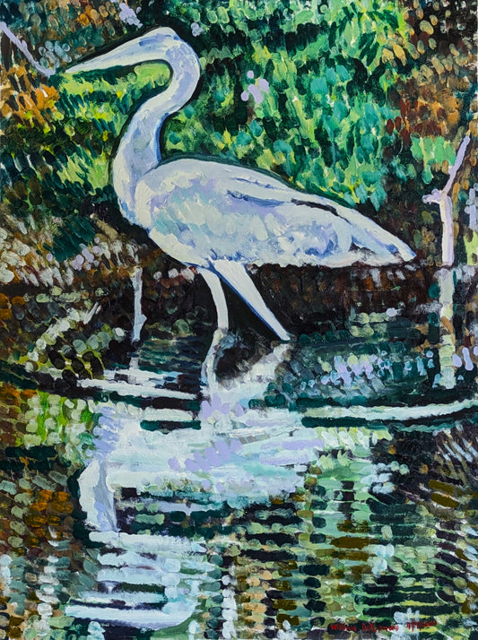 Blue Heron - on the canal