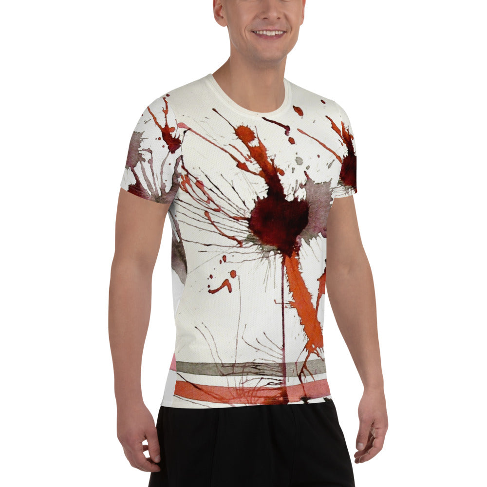 All-Over Print Men's Athletic T-shirt
