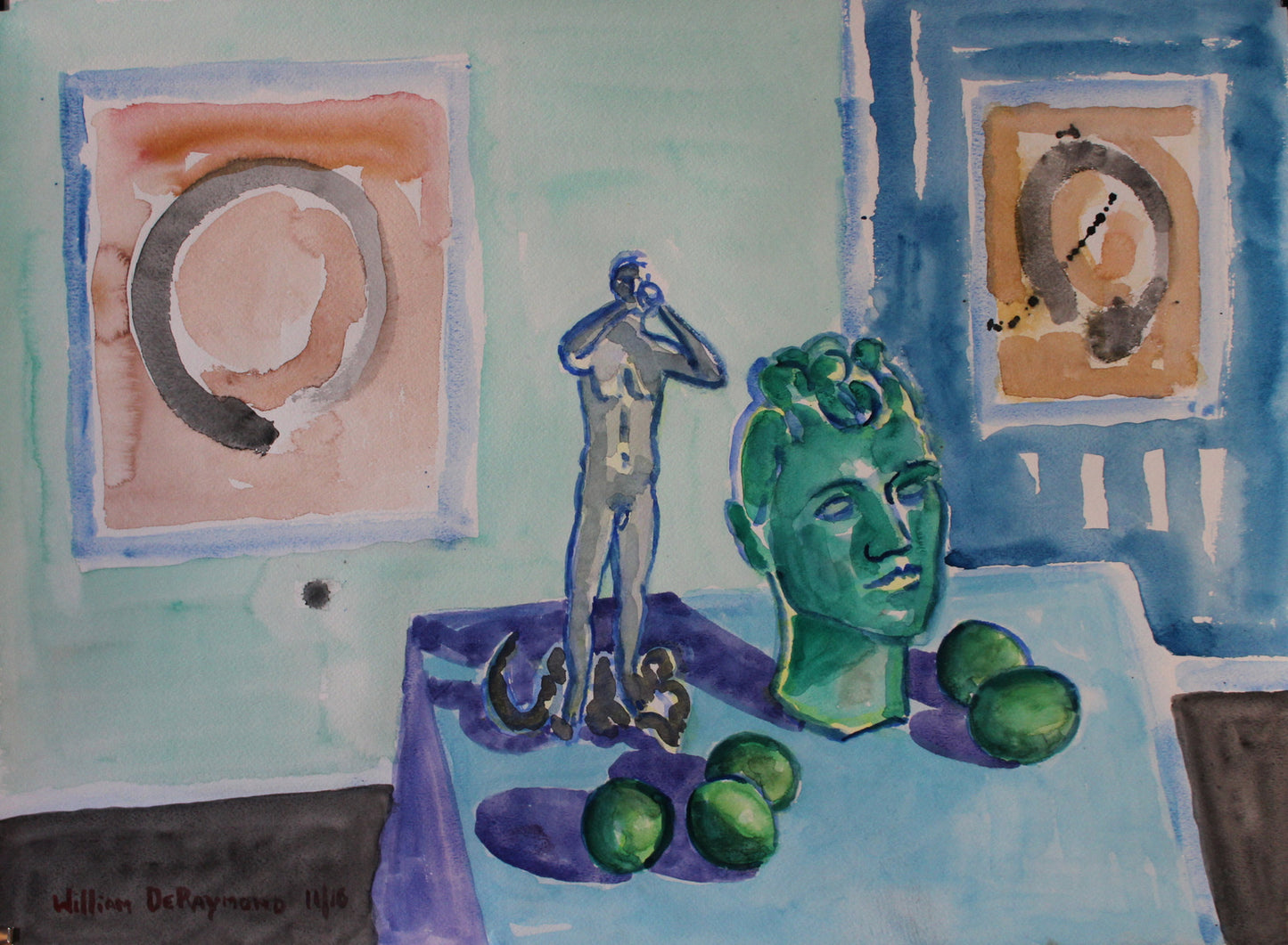 #watercolor #painting #composition 22"x30" 2016 #fineart