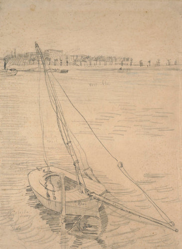 Sailing Boat on the Seine at Asnières -Van Gogh