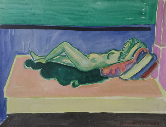 #watercolor #painting 22"x30" #figurepainting composition 2017