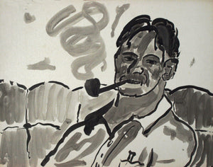 'Tom', portrait 22"x30", 1982