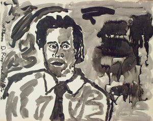 #zen #sumie #painting #art ''Tony', 22"x30", 1982