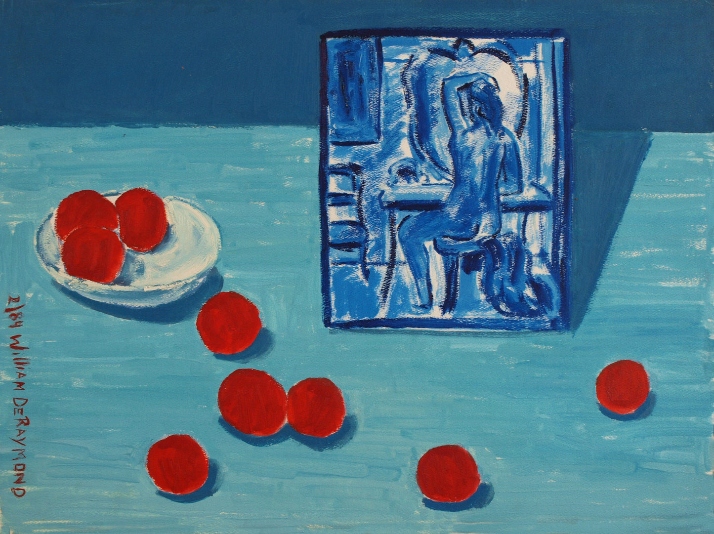 still life #painting #art with relief panel, 22"x30"