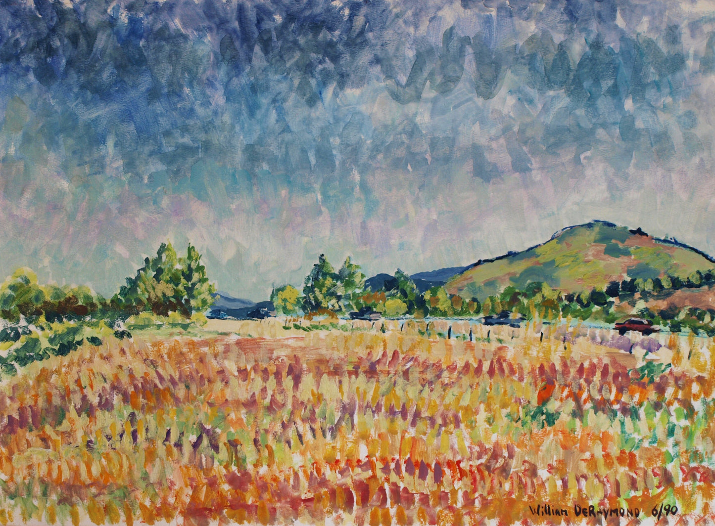 'Sonoma  Co. Ca.', 22"x30", plein air