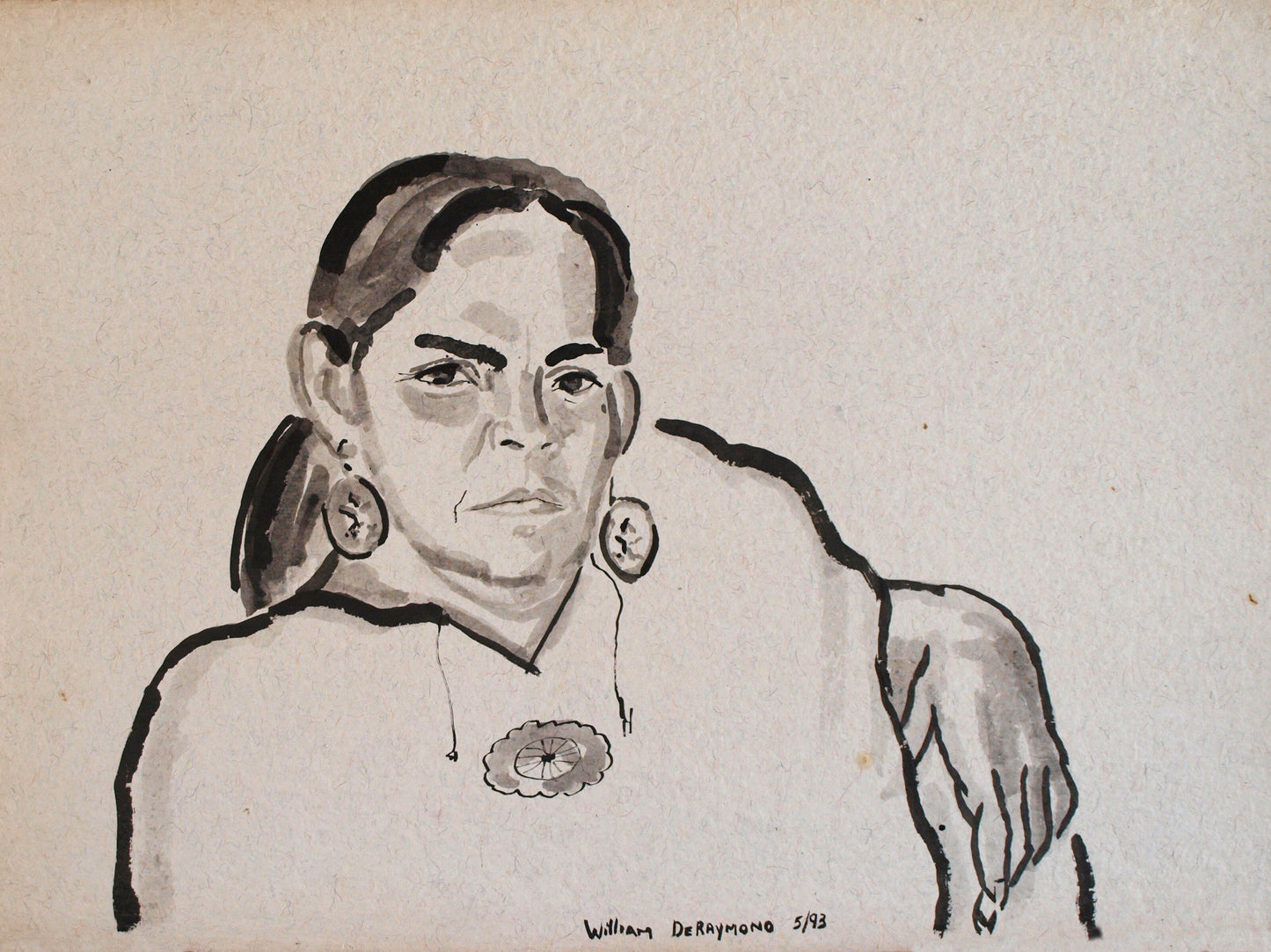 brush and ink #zen #painting #art 22"x30" 1993