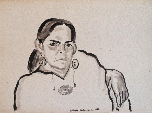brush and ink #zen #painting #art 22"x30" 1993
