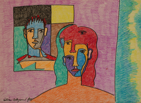from miscreant series, 22"x30", pastel drawing