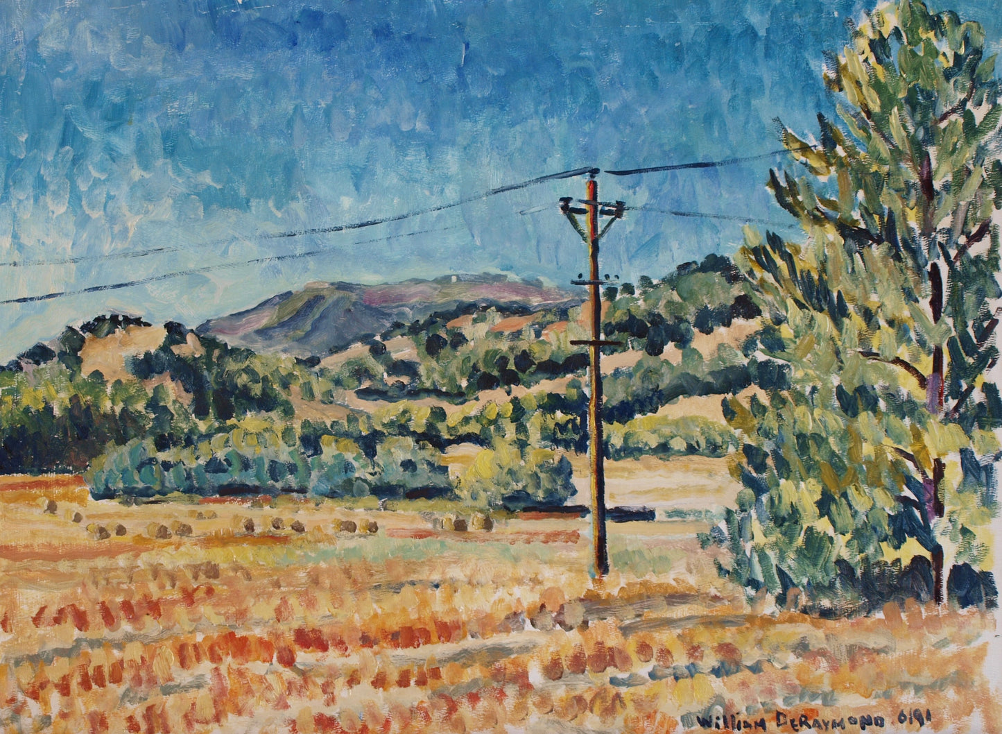 #pleinair #painting Asti, Ca, 22"x30" 1991