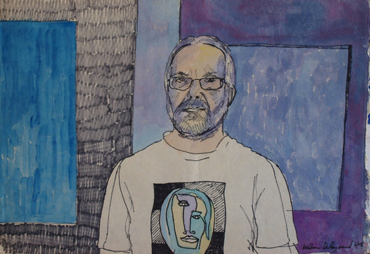 self #portrait #watercolor #painting #drawing #art composition 22"x30"