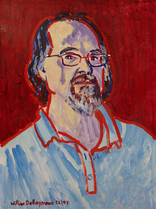 self #portrait #painting #art , 18"x24", 2007
