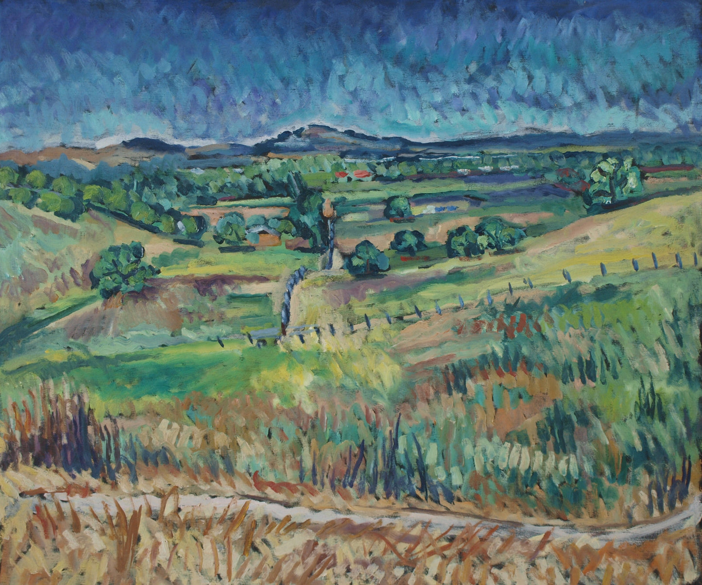 above Rohnert Park, 30"x36" SOLD