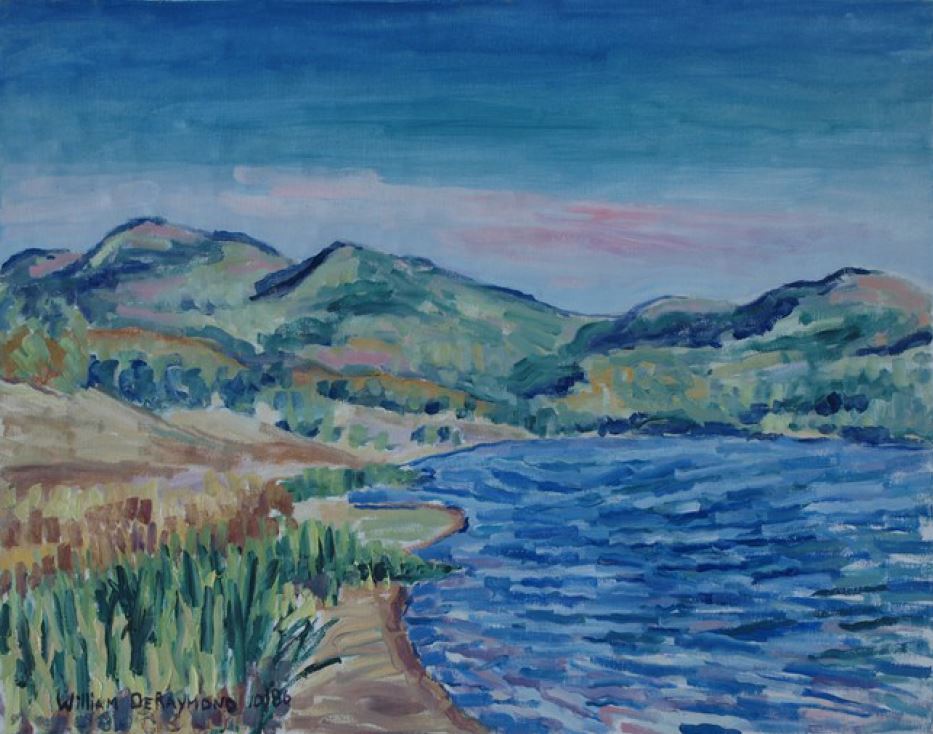 #pleinair #painting Northern Ca,, 24"x30", 1986
