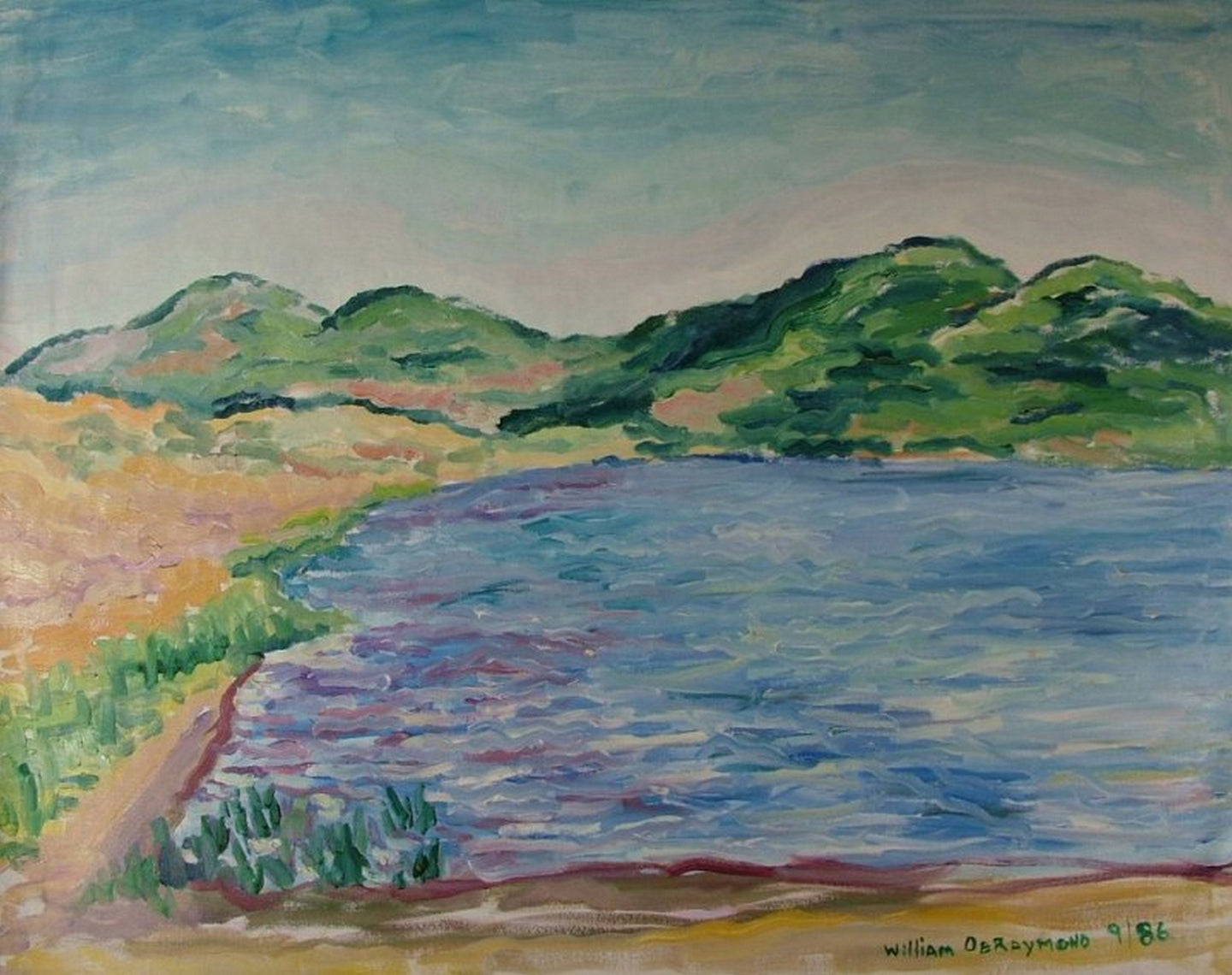 #pleinair #painting 'at Conn Dam', 30