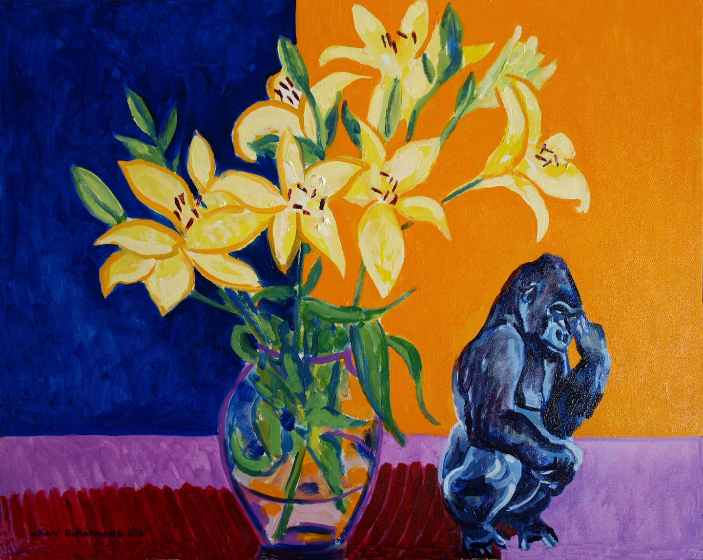 Still life #painting #art with #gorilla 2012