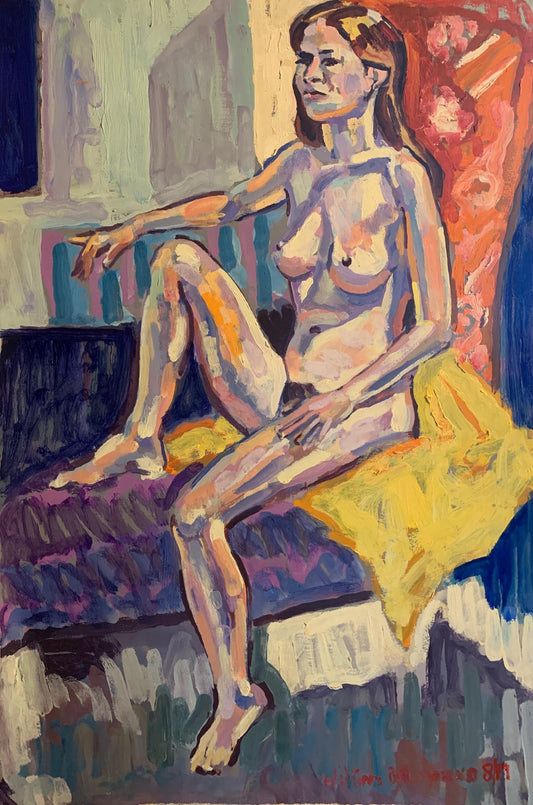 #figure #painting #art 19"x28"