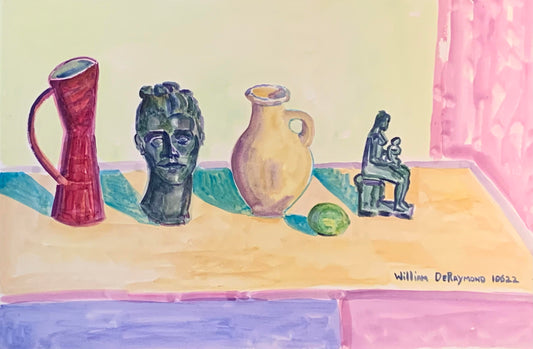 Still life composition 10722, 20"x30", watercolor painting,